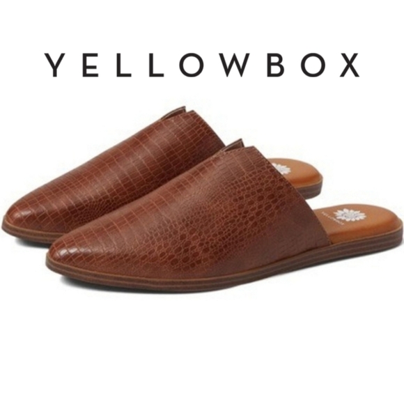 Yellow Box Shoes - Yellowbox Brown Mules